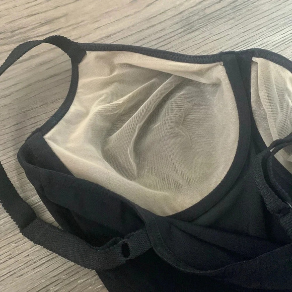 Worn Once Wacoal Visual Effects Body Briefer with Minimizer Bra Size 36D - Black - Picture 8 of 9